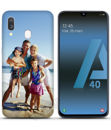 Coque Galaxy A40 personnalisée rigide