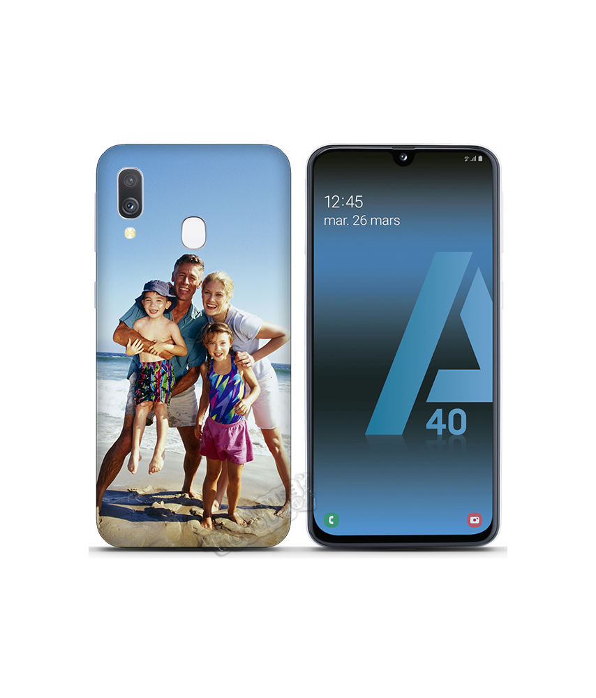 Coque Galaxy A40 personnalisée rigide