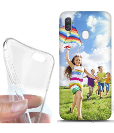 Coque silicone Galaxy A40 personnalisée souple