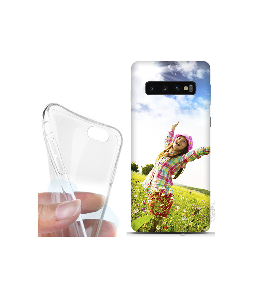 Coque silicone Galaxy S10 personnalisée souple