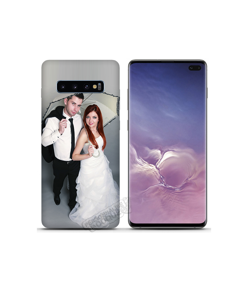 Coque silicone Galaxy S10 Plus personnalisée souple