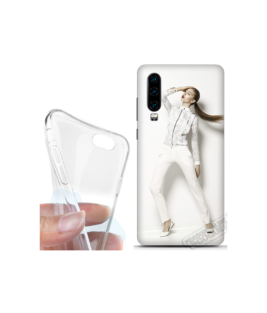 Coque silicone P30 personnalisée souple