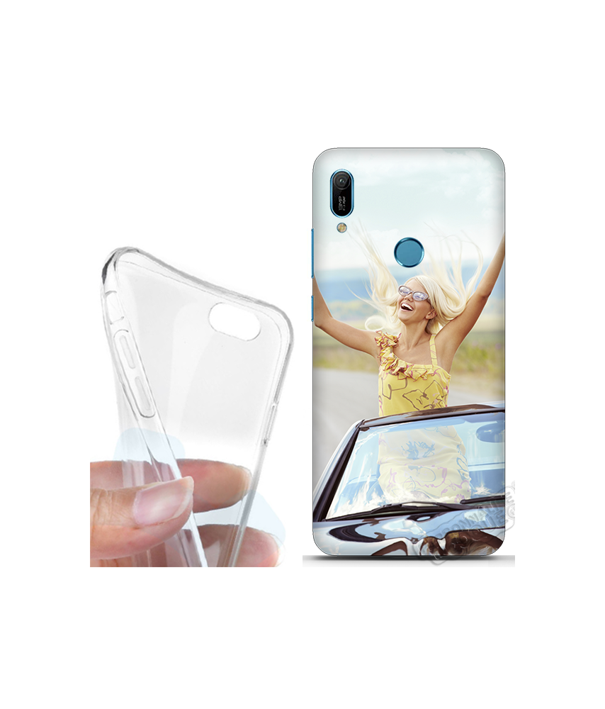 Coque silicone Y6 2019 personnalisée souple