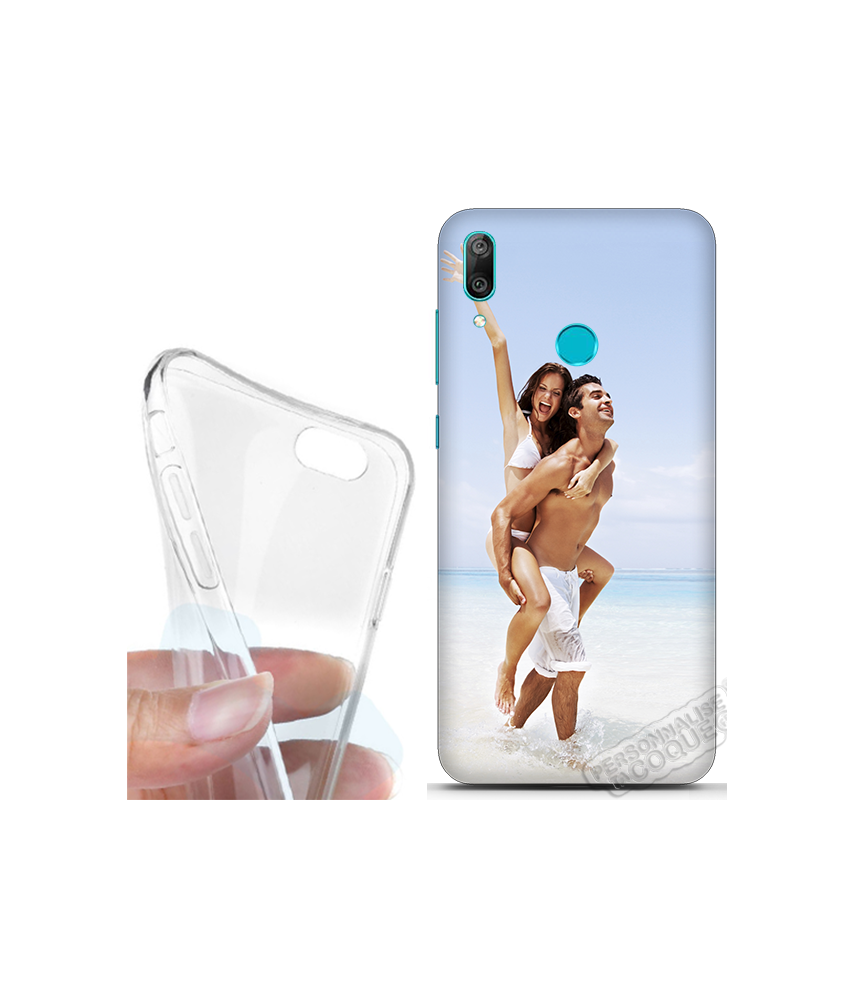 Coque silicone Y7 2019  personnalisée souple