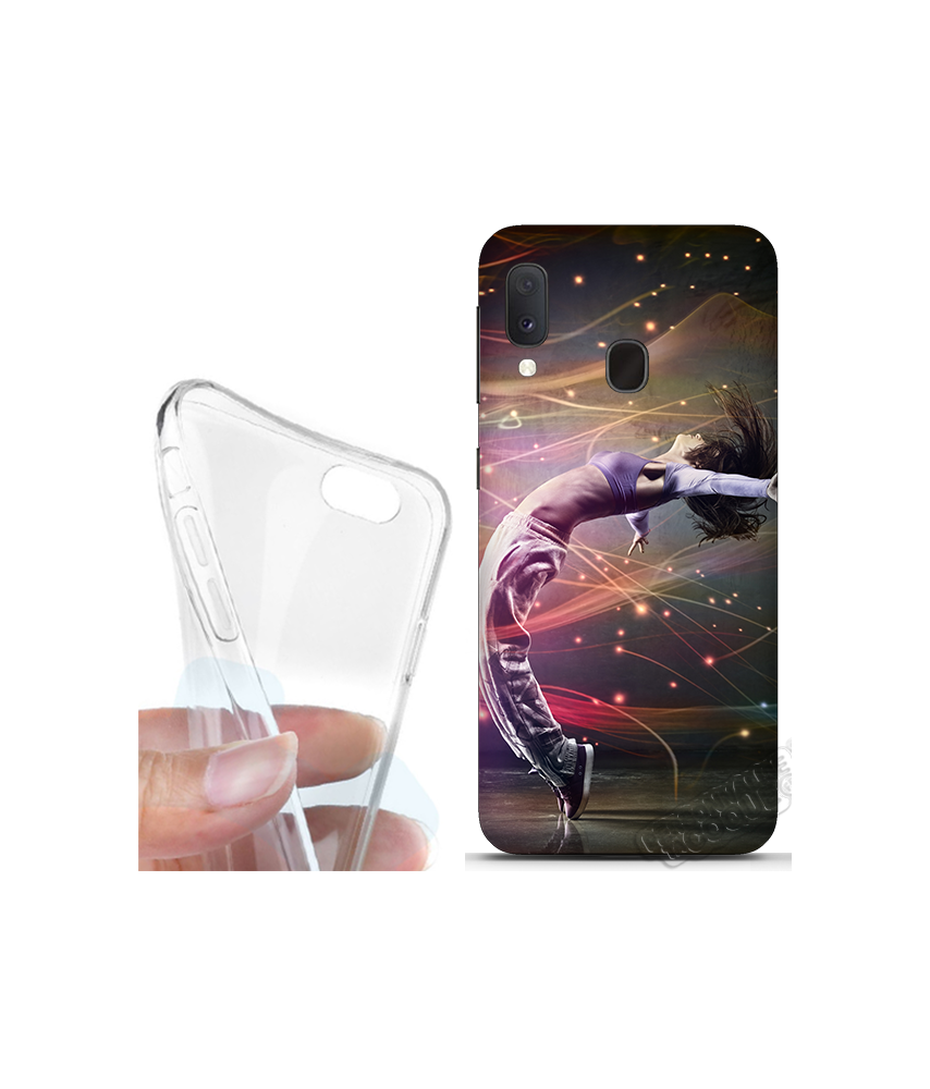 Coque silicone Galaxy A20E personnalisée souple