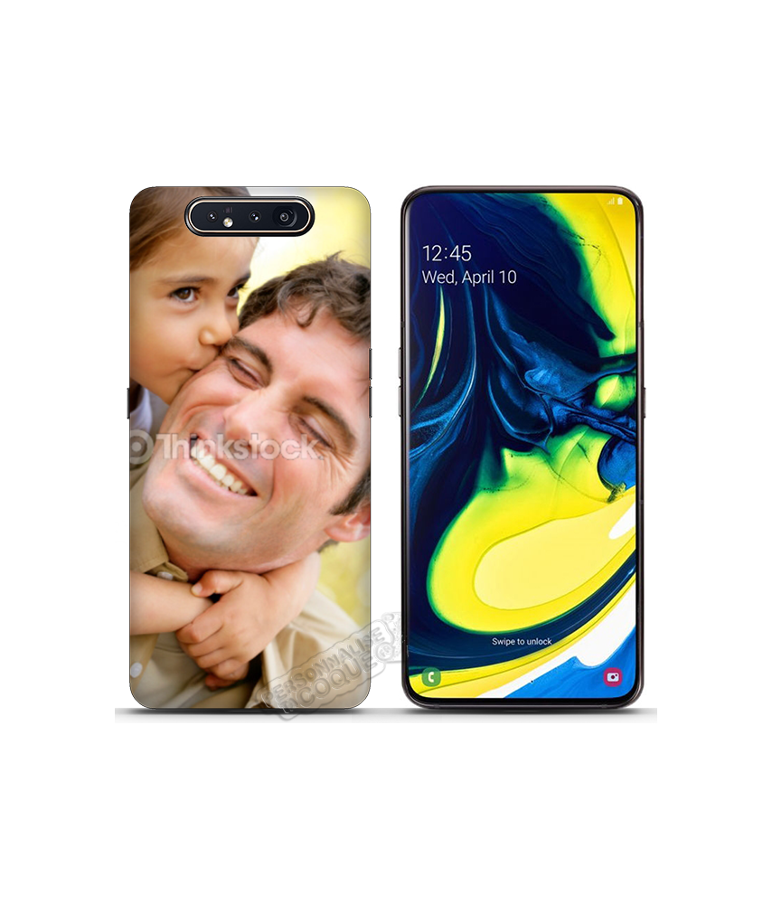 Coque Galaxy A80 personnalisée rigide