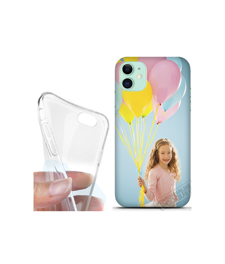 Coque silicone iPhone 11 personnalisée souple