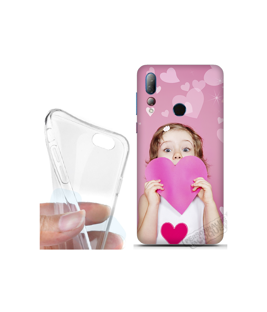 Coque silicone Desire 19+ personnalisée souple