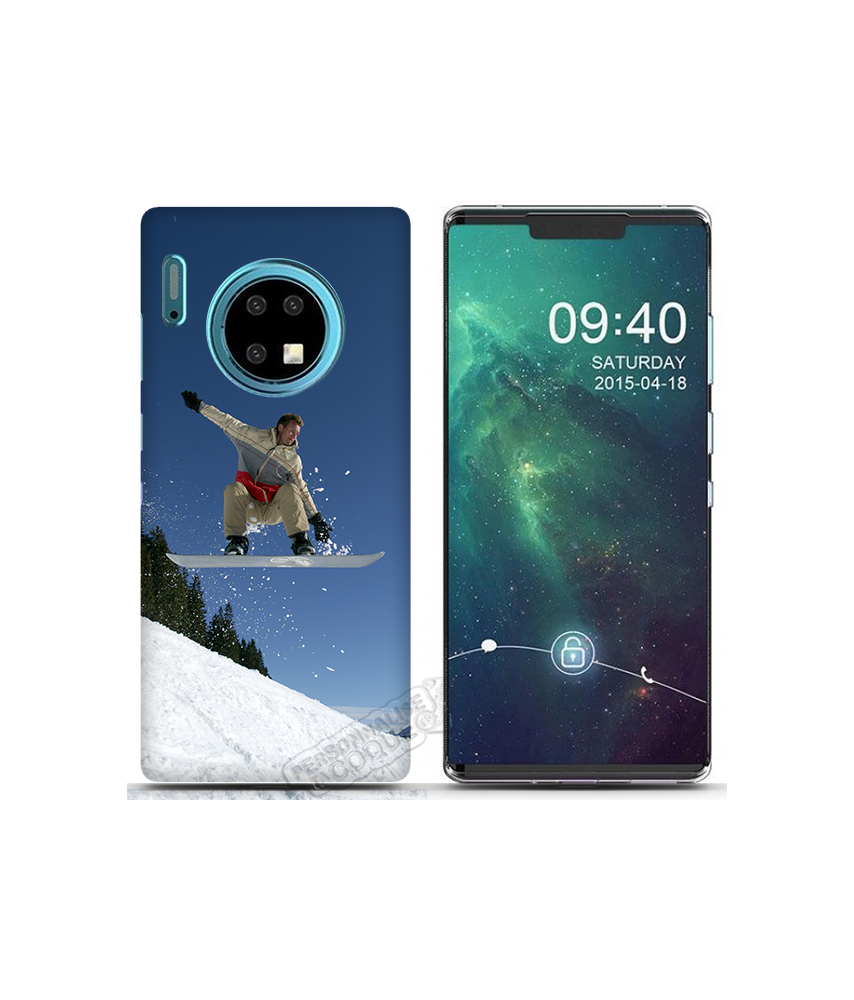 Coque Mate 30 Pro personnalisée rigide