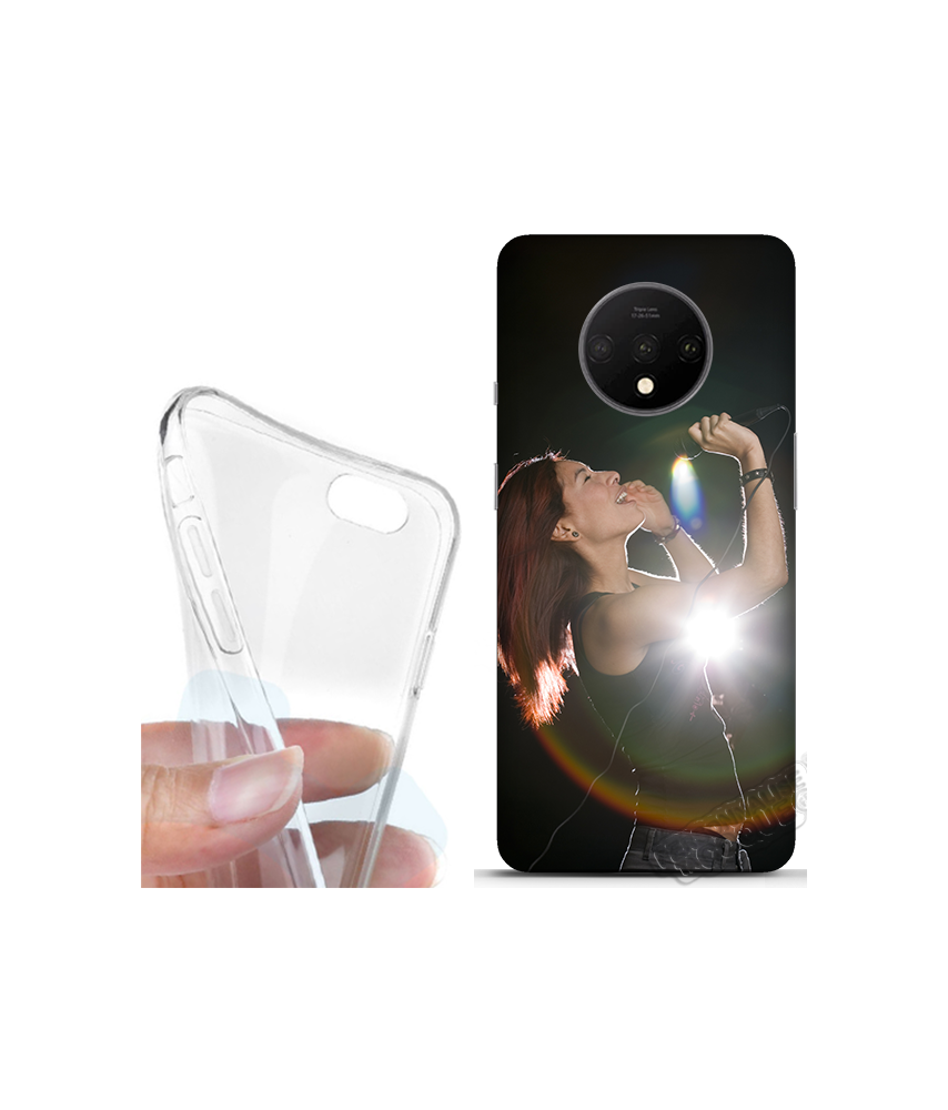 Coque silicone 7t personnalisée souple