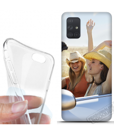 Coque silicone Galaxy A71 personnalisée souple