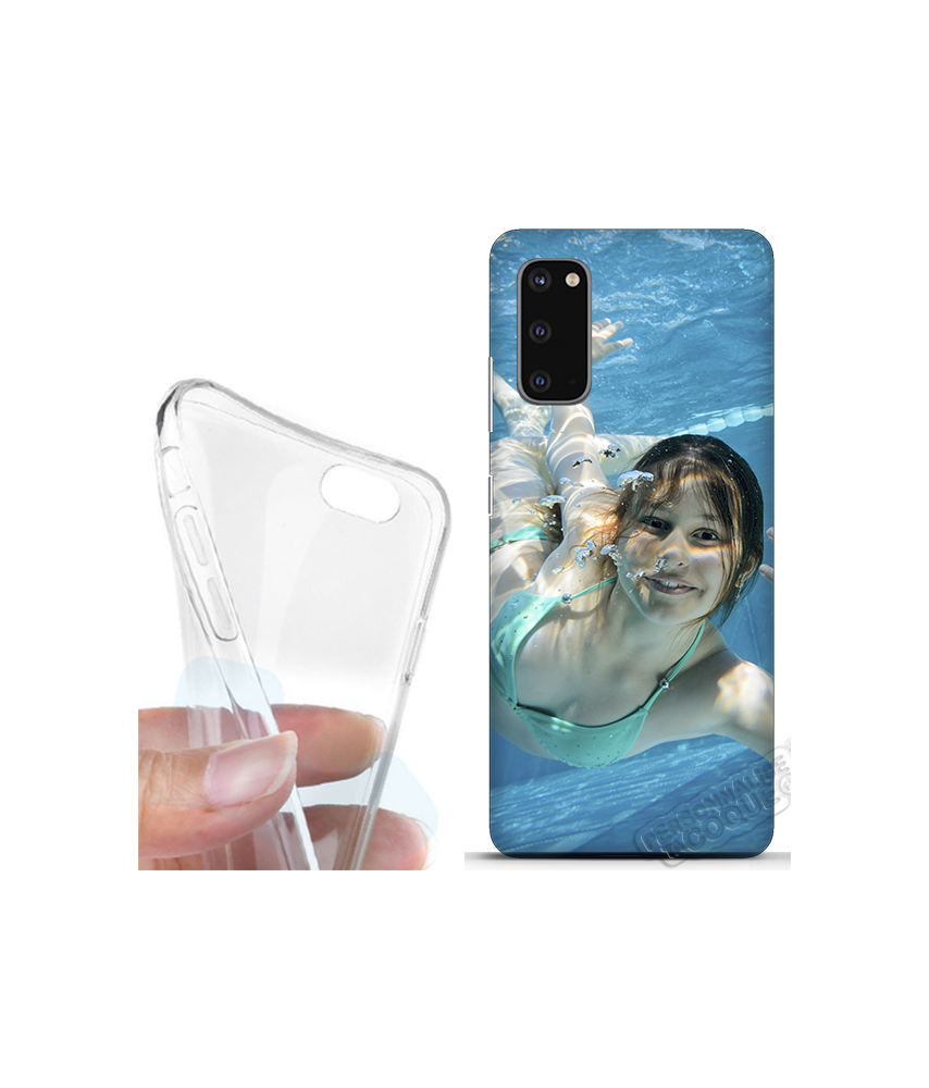 Coque silicone Galaxy S20 personnalisée souple