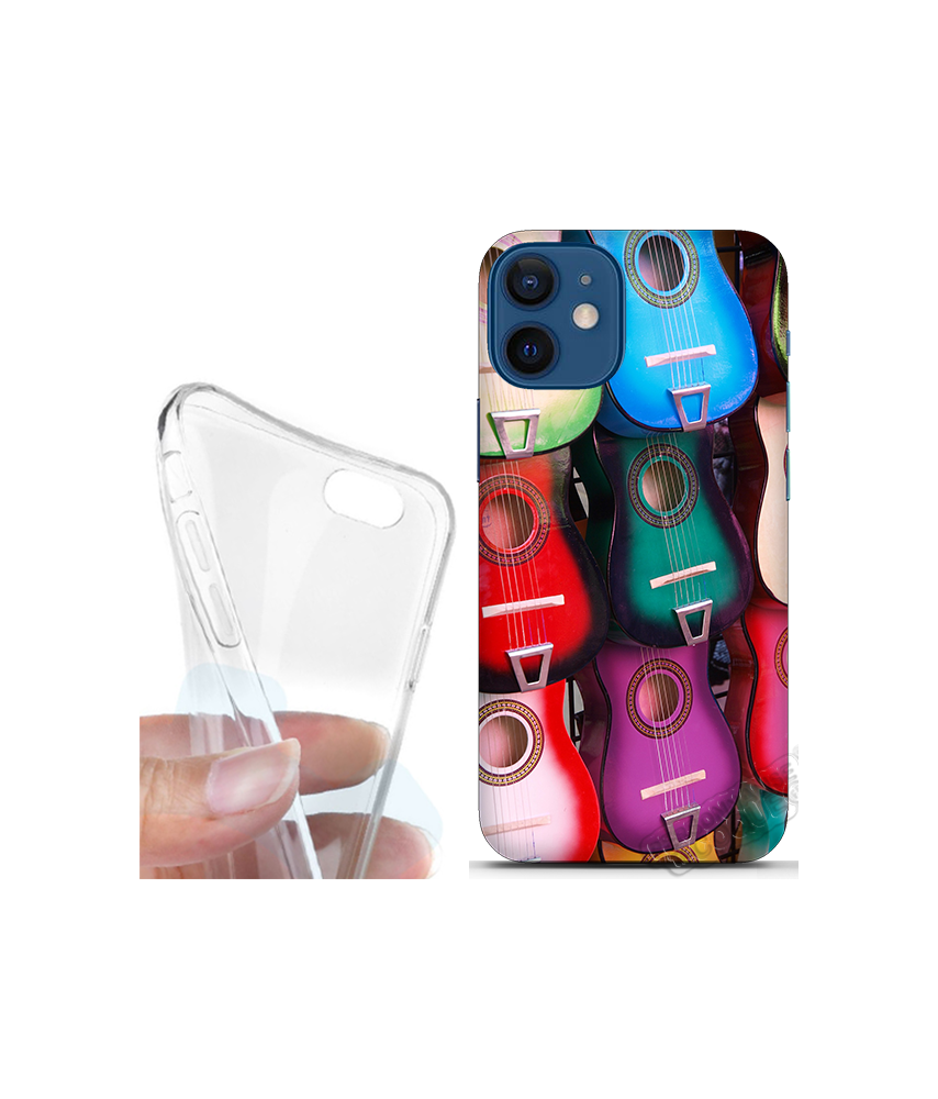 Coque silicone iPhone 12 mini personnalisée souple