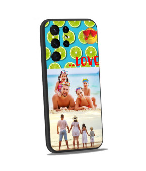 Coque bumper noir Galaxy S21 Ultra 5g personnalisée