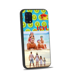 Coque bumper noir Galaxy M31 personnalisée