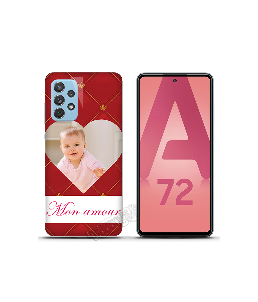 Coque Galaxy A72 personnalisée rigide