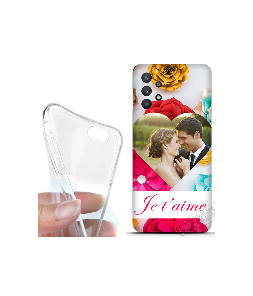 Coque silicone Galaxy A32 5g personnalisée souple