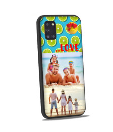 Coque bumper noir Galaxy A31 5g personnalisée