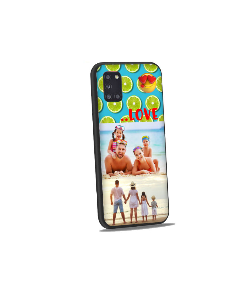 Coque bumper noir Galaxy A31 5g personnalisée