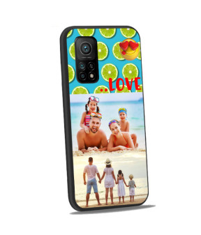 Coque bumper noir Mi 10t 5g personnalisée