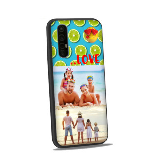 Coque bumper noir Find X2 Neo personnalisée