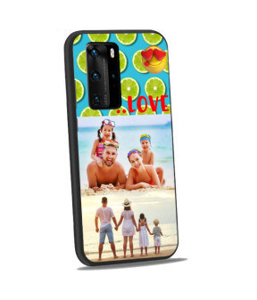 Coque bumper noir P40 Pro personnalisée