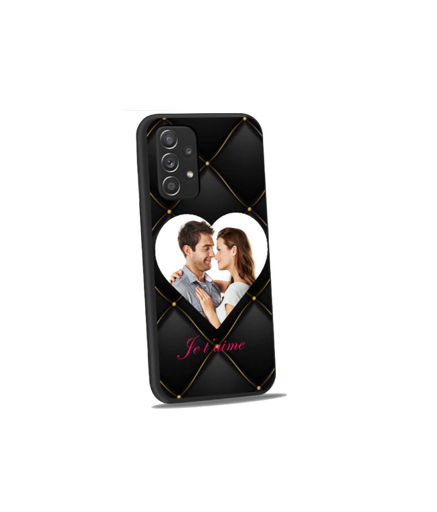 Coque bumper noir A52s personnalisée