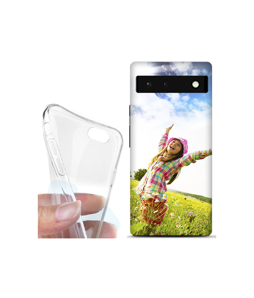 Coque silicone Pixel 6 personnalisée souple