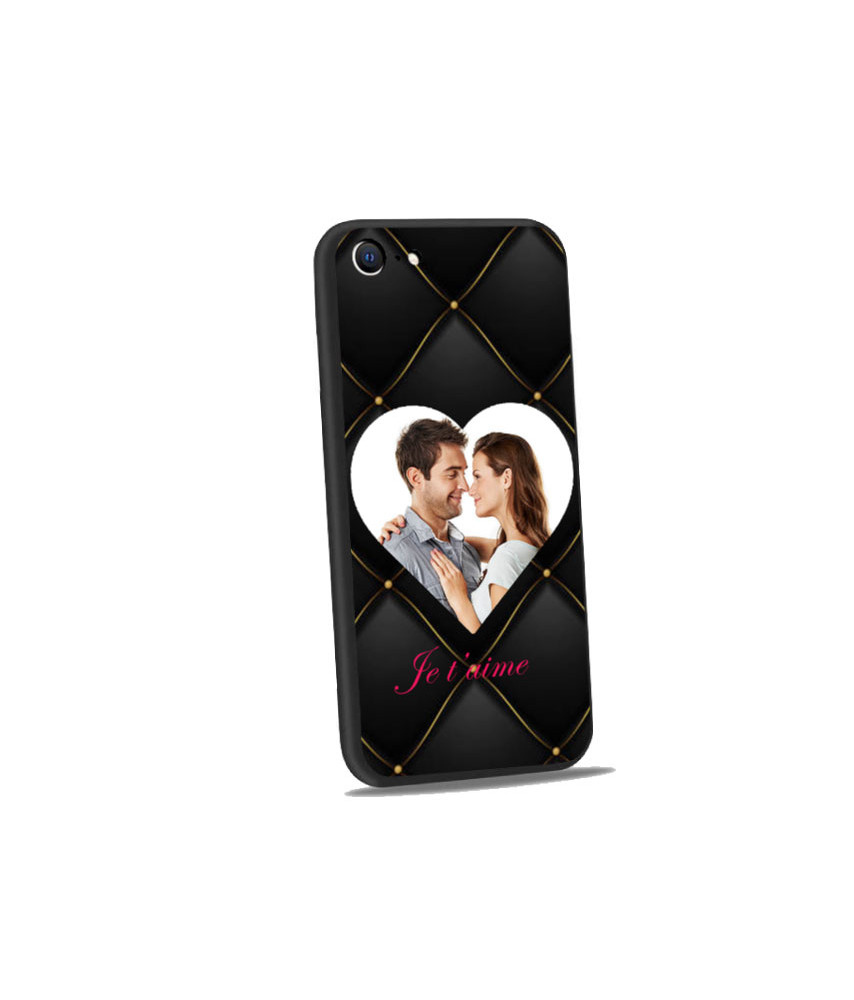 Coque bumper noir iPhone Se 2022 personnalisée