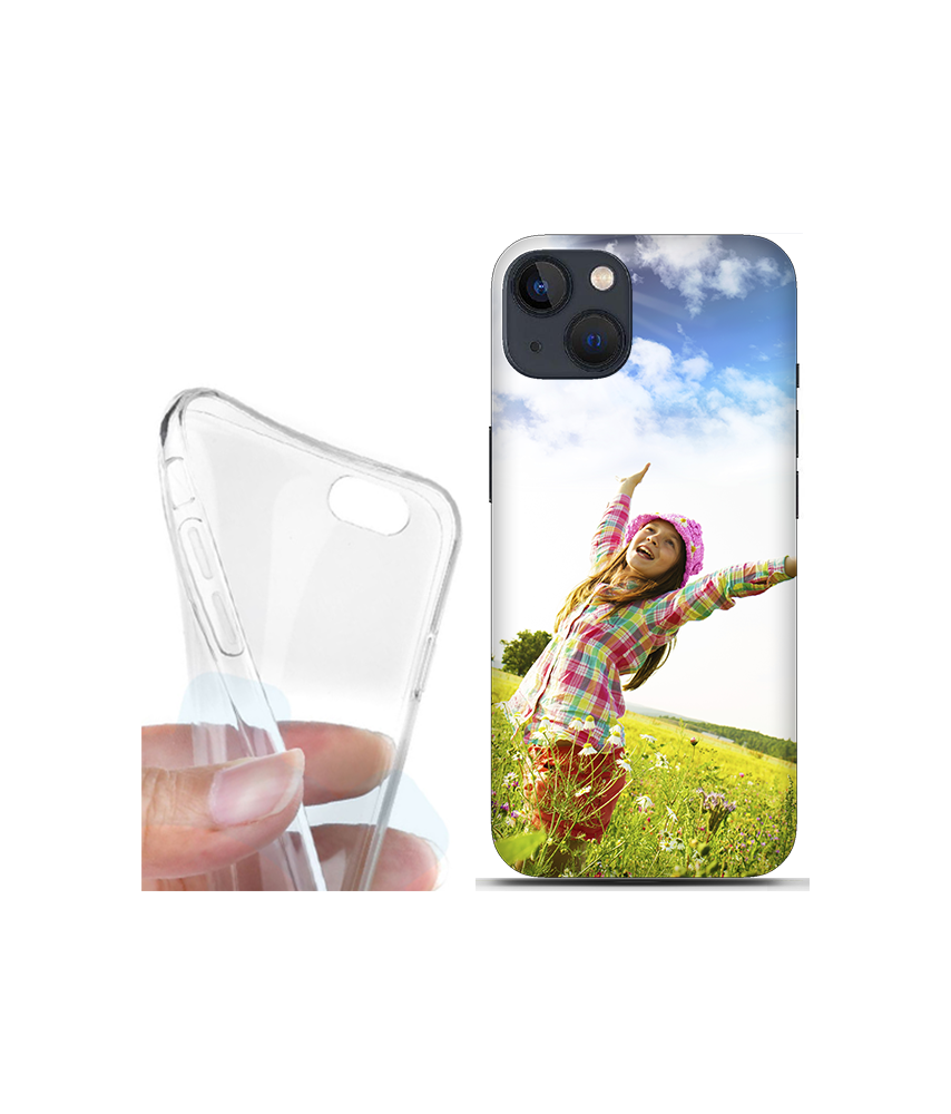 Coque silicone iPhone 13 personnalisée souple Coque silicone iPhone 13 personnalisée souple