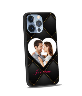 Coque bumper noir iPhone 13 Pro personnalisée