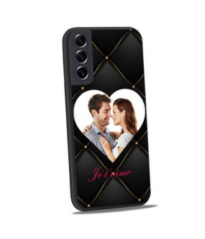 Coque bumper noir Galaxy S21 Fe personnalisée