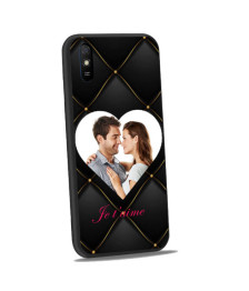 Coque bumper noir Redmi 9a personnalisée