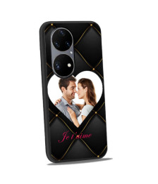 Coque bumper noir P50 Pro personnalisée