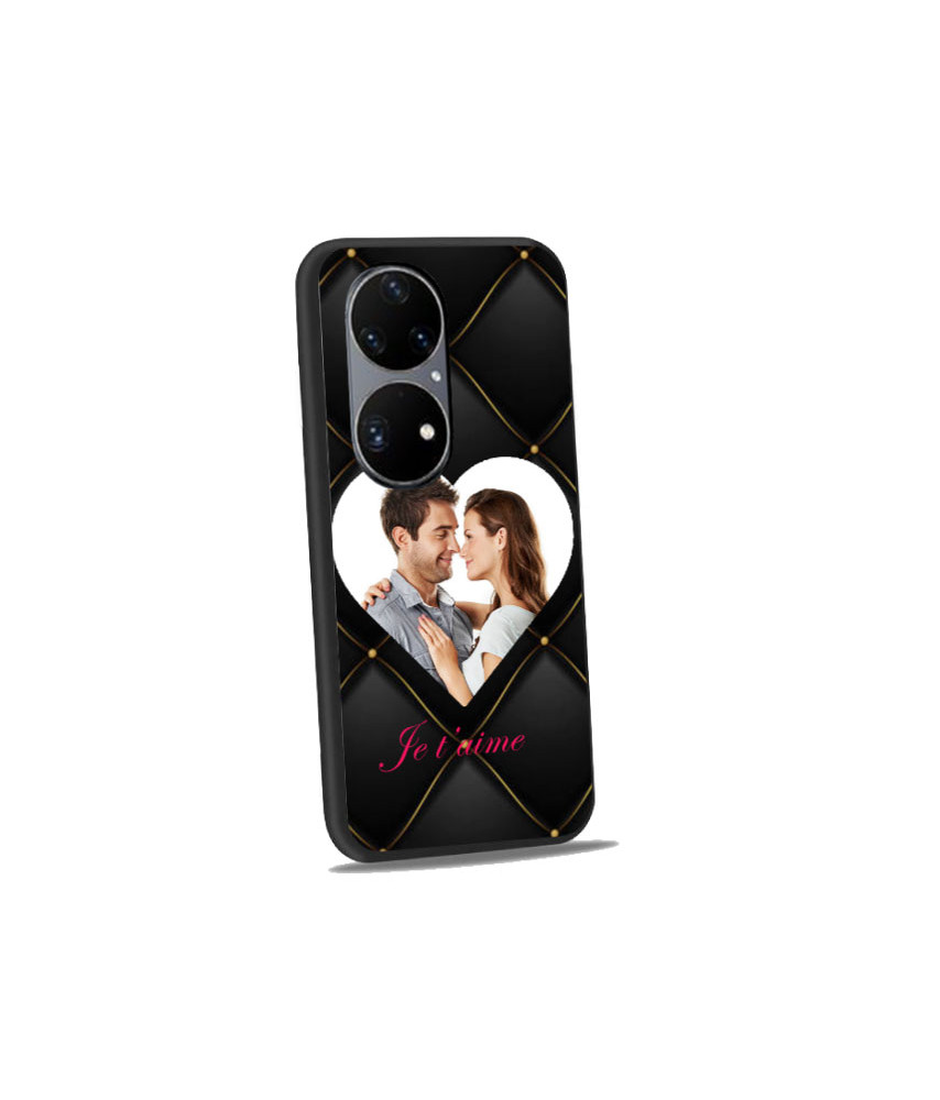 Coque bumper noir P50 Pro personnalisée