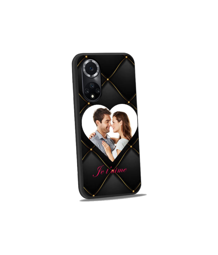 Coque bumper noir Nova 9 personnalisée