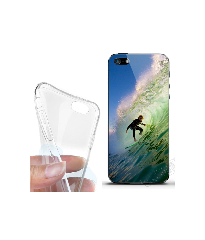 Coque silicone iPhone 5 personnalisée souple