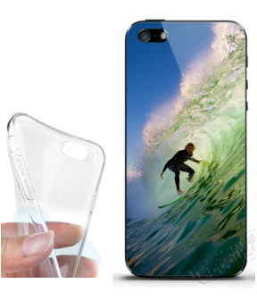 Coque silicone iPhone 5S personnalisée souple