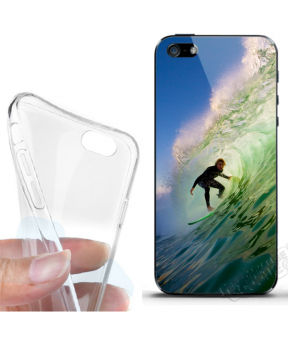 Coque silicone iPhone 5SE personnalisée souple