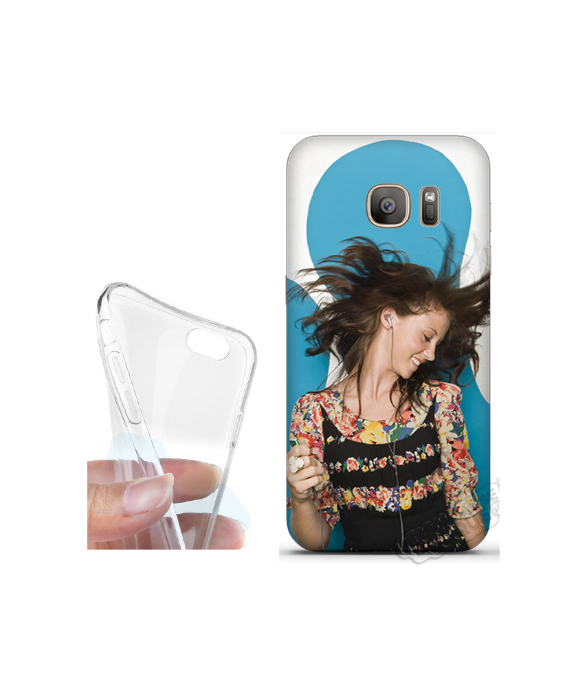 Coque silicone Galaxy S7 personnalisée souple