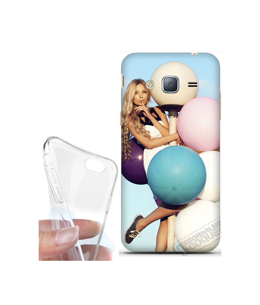 Coque silicone Galaxy J3 2016 personnalisée souple