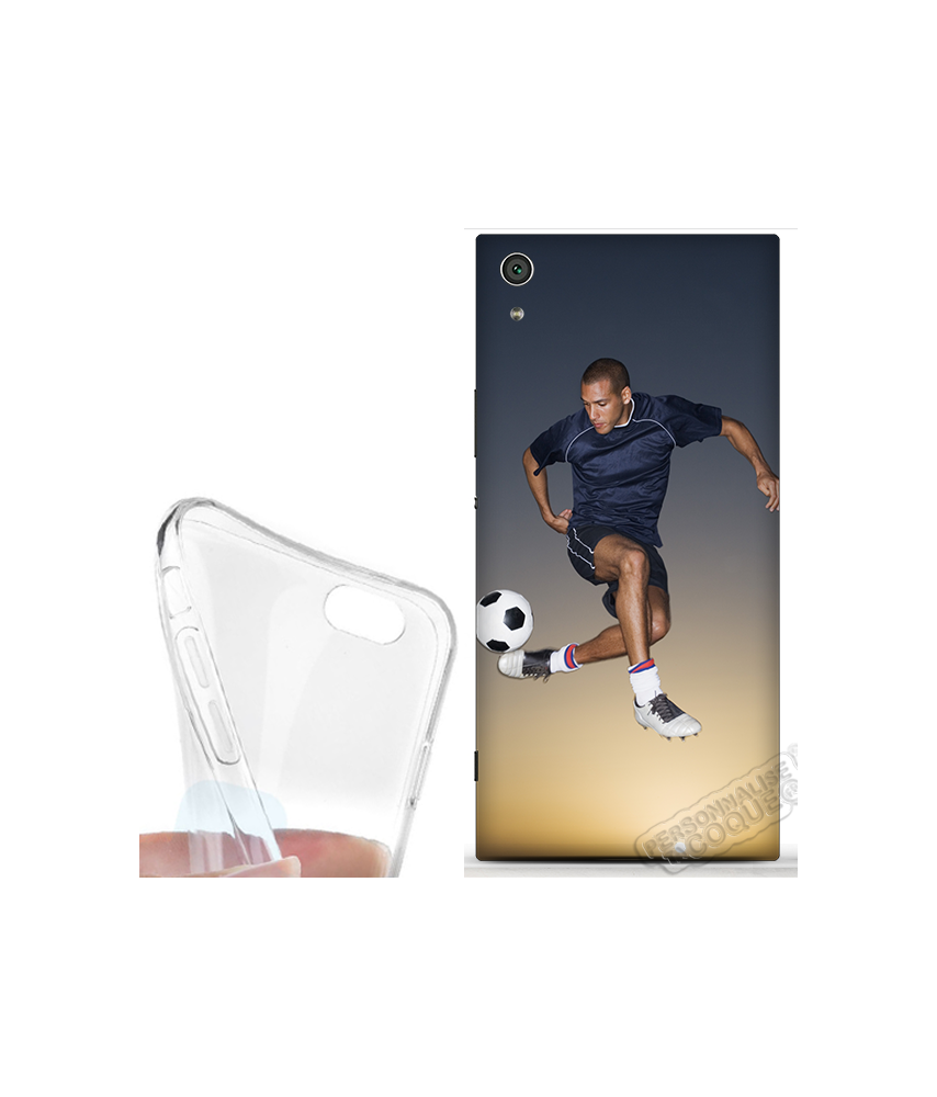 Coque silicone Xperia Xa1 personnalisée souple