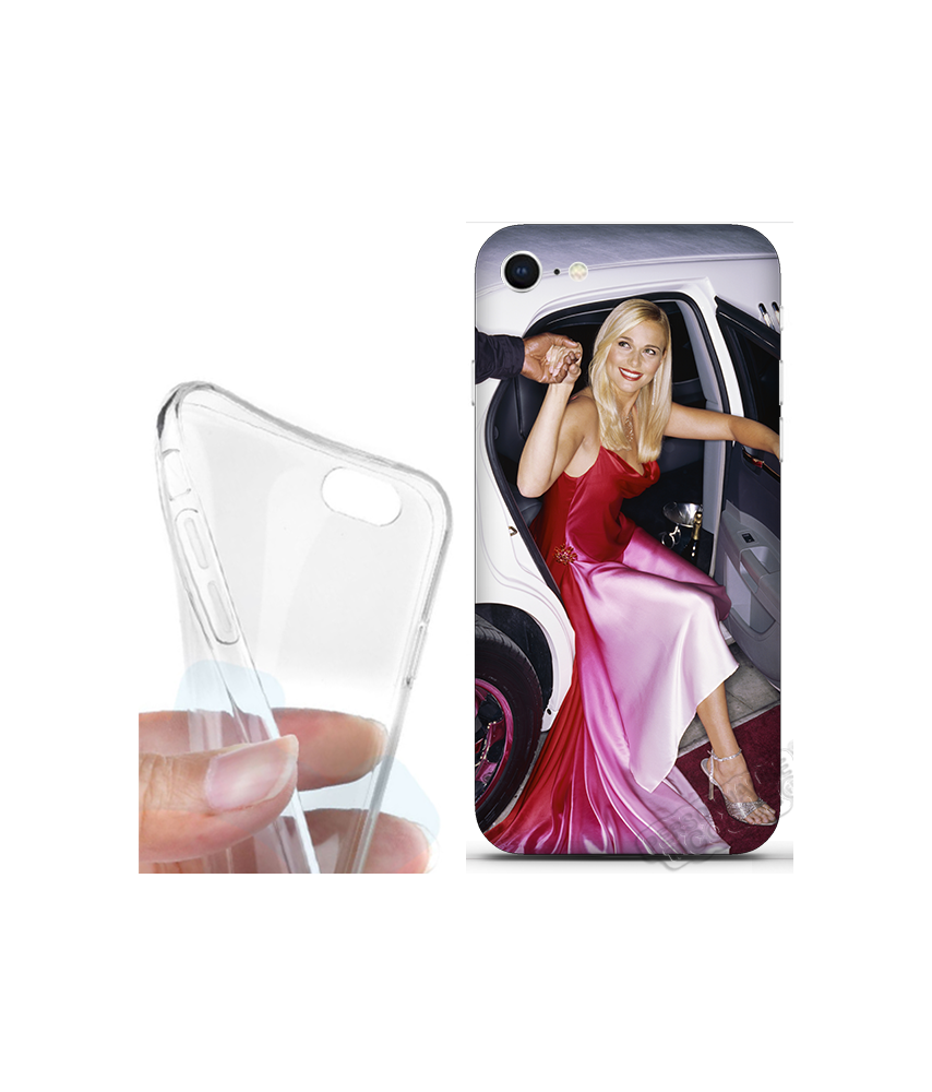 Coque silicone iPhone 8 personnalisée souple