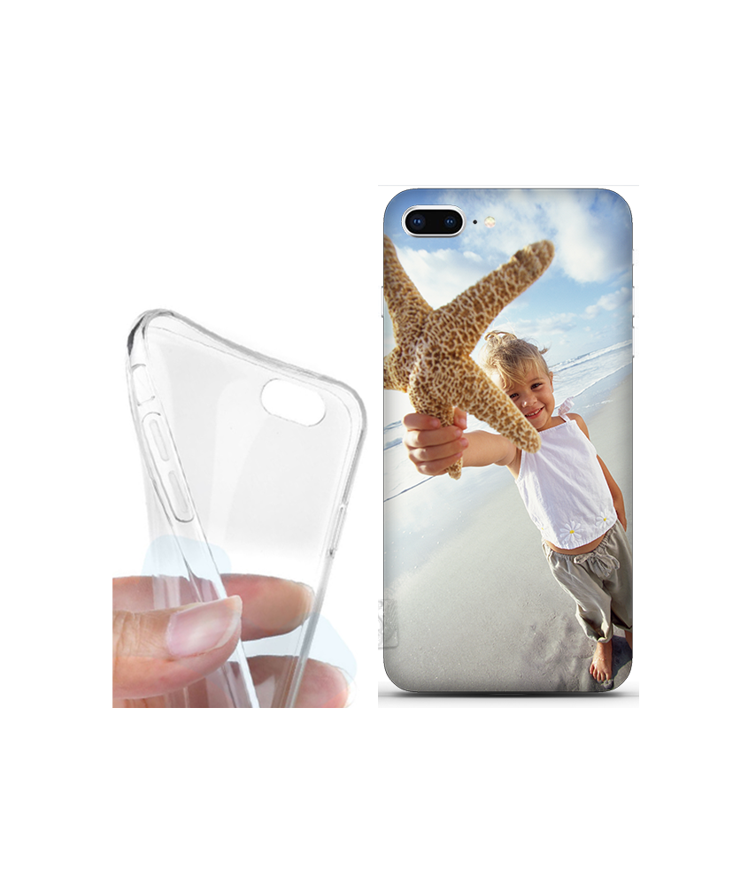 Coque silicone iPhone 8 Plus personnalisée souple