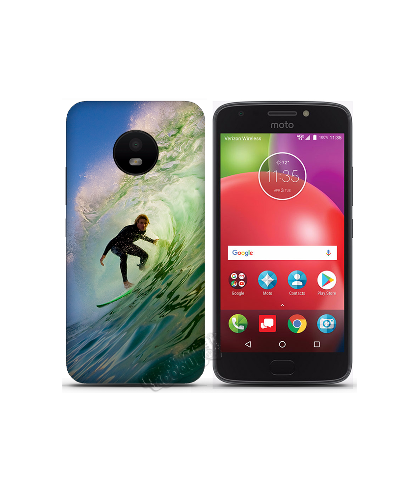 Coque Moto E4 personnalisée rigide