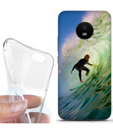 Coque silicone Moto E4 personnalisée souple