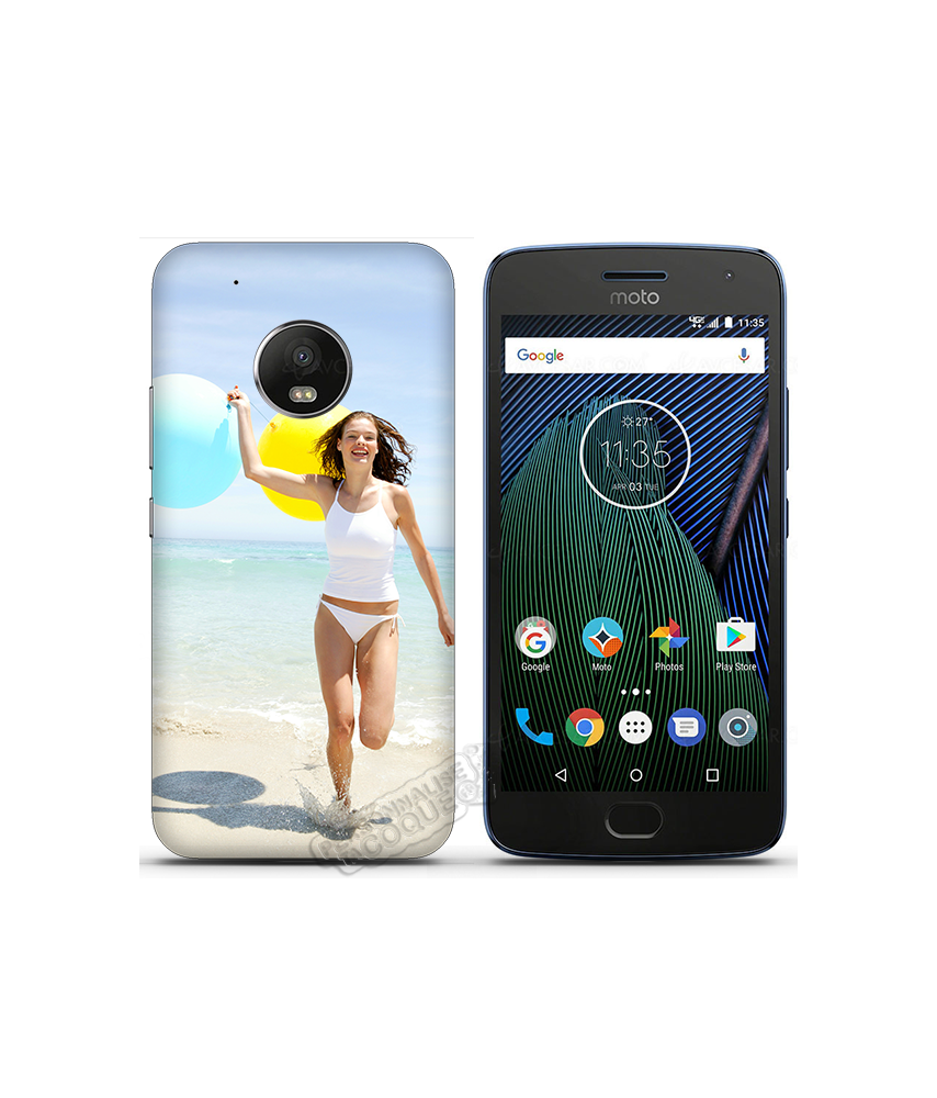 Coque Moto G5 Plus personnalisée rigide