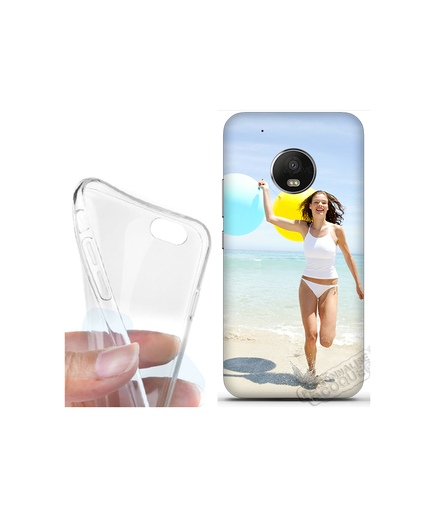 Coque silicone Moto G5 Plus personnalisée souple