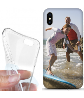 Coque silicone iPhone X personnalisée souple