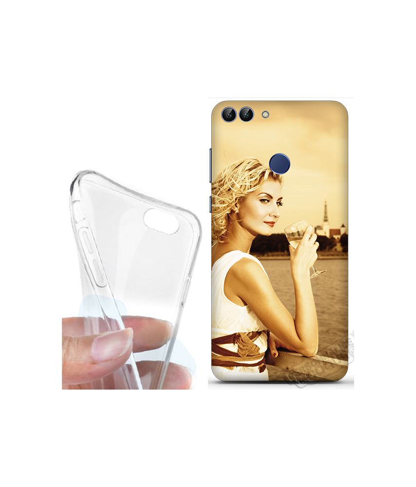 Coque silicone P Smart personnalisée souple